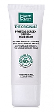 Zonnecrème-vloeistof voor het gezicht Martiderm The Originals Proteos Screen SPF 50+ Fluid Cream