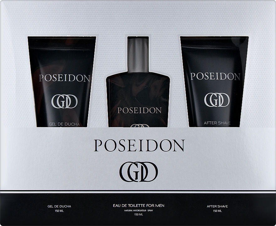 Instituto Espanol Poseidon God - Set (edt/150ml + sh/gel/150ml + ash/balm/150ml)