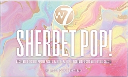 W7 Sorbet Pop! Palet met Geperste Pigmenten Oogschaduwpalet