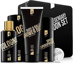 Angry Beards Jack Saloon Set Set (sh/gel/230 ml + edc/100 ml + deo/150 ml + stick/84 g)