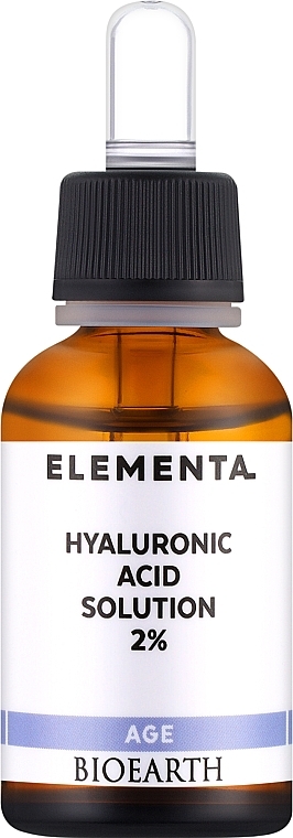 Hyaluronzuur 2% Serum - Bioearth Elementa AGE Hyaluronic Acid 2%