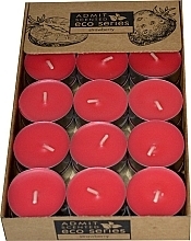 Strawberry Tealights, 30 pcs Admit Scented Eco Series Strawberry