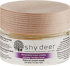 Oliemasker tegen Veroudering Shy Deer Natural Cream-mask