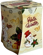 Scented Candle 'Snowman' Admit Verona Hello Winter Snowman