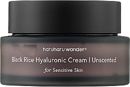 Face Cream Haruharu Wonder Black Rice Hyaluronic Cream Unscented