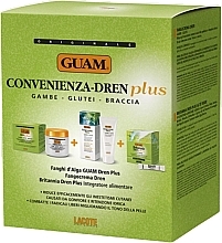 Instellen Guam Convenienza Dren Plus Afslankset voor het Lichaam (masker/500 G + B/cr/200 ml + Toevoer/30 stuks)