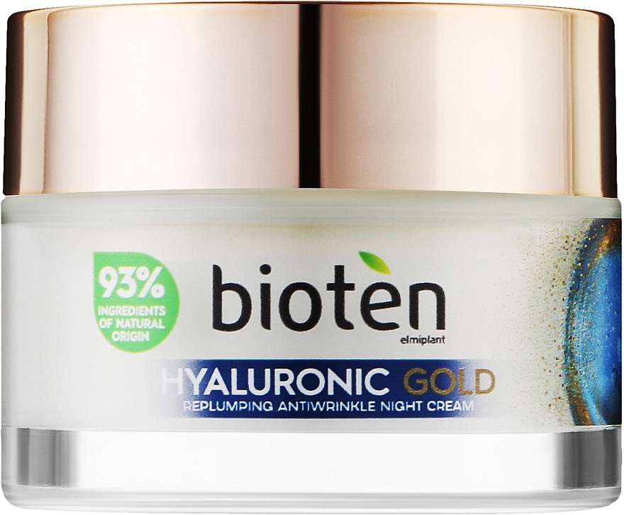 Anti-rimpel Nachtcrème - Bioten Hyaluronic Gold Replumping Antiwrinkle Night Cream