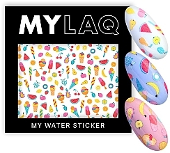 Nail Stickers 'Fruits & Ice Cream' MylaQ My Summer Yummies Water Sticker