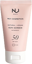 Face Cream NUI Cosmetics Natural Sun Screen SPF50