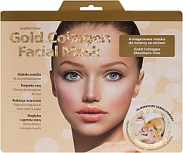 Collagen Face Mask with Gold GlySkinCare Gold Collagen Facial Mask