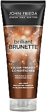 Hydraterende Kleur Beschermende Conditioner voor Brunettes John Frieda Brilliant Brunette Colour Protecting Moisturising Conditioner