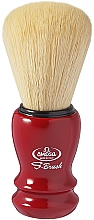 Shaving Brush, S10108, red Omega