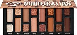 W7 Nudification Pressed Pigment Palette Oogschaduwpalet