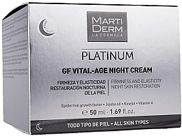 Nachtcrème voor het gezicht MartiDerm Platinum Gf Vital Age Night Cream