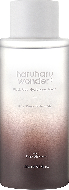 Black Rice Hyaluronic Toner - Haruharu Wonder Black Rice Hyaluronic Toner