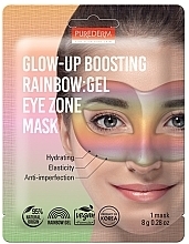 Gel Oogmasker Purederm Glow-Up Boosting Rainbow Gel Eye Zone Mask