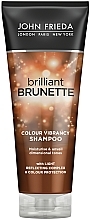 Hydraterende en Kleur Beschermende Shampoo voor Donker Haar John Frieda Brilliant Brunette Colour Protecting