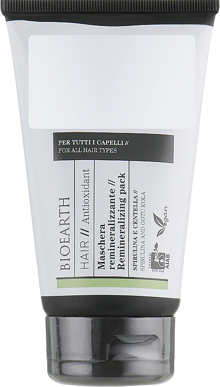 Herstellend Masker voor alle Haartypes - Bioearth Hair Remineralising Mask