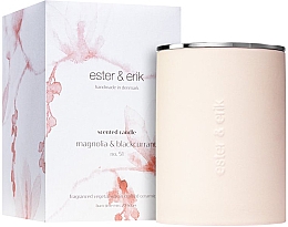 Geurkaars “Magnolia en zwarte bes” Ester & Erik Scented Candle Magnolia & Blackcurrant № 51