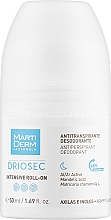 Roll-on anti-transpirant deodorant Martiderm Driosec Intensive Roll-on