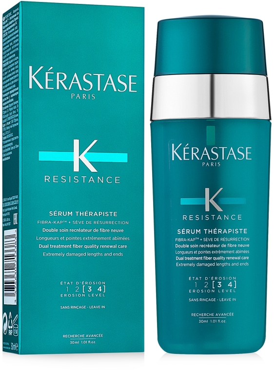 Revitalisierendes Serum für geschädigtes Haar - Kerastase Resistance Therapist Renewal Leave-in Serum