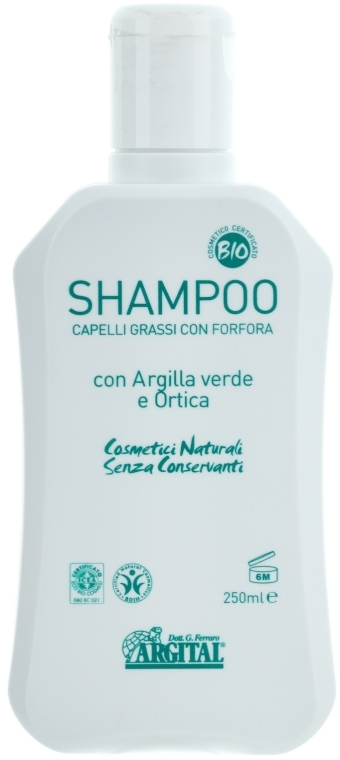 Shampoo für fettiges Haar gegen Schuppen - Argital Shampoo For Greasy Hair And Anti-Dandruff