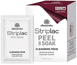 Tücher zum Entfernen von Nagellack Alessandro International Striplac Peel Or Soak Cleansing Pads 