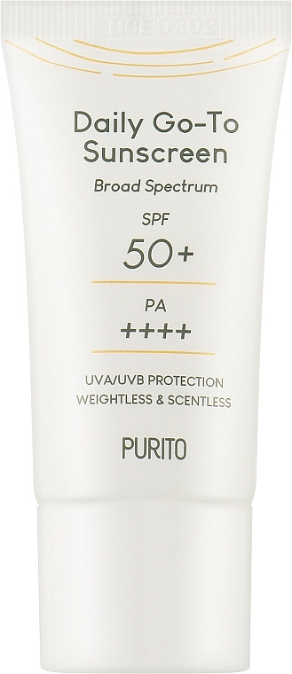 Sonnenschutzcreme für das Gesicht - Purito Daily Go-To Sunscreen Travel Size