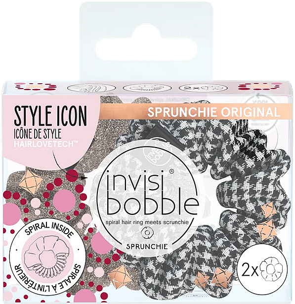 Scrunchie-Haargummi 2 St. - Invisibobble Sprunchie Multipack British Royal Ladies Who Sprunch