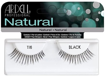 Künstliche Wimpern - Ardell Natural Lashes Black 116