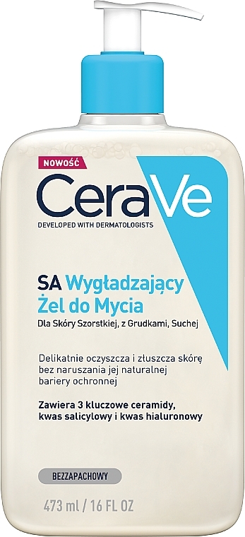 Weichmachendes Reinigungsgel für trockene, raue und unebene Haut - CeraVe Softening Cleansing Gel For Dry, Rough And Uneven Skin