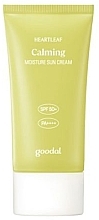 Beruhigende Feuchtigkeitscreme für das Gesicht Goodal Houttuynia Cordata Calming Moisture Sun Cream SPF 50+ PA++++