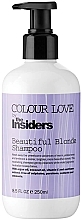 Shampoo für blondes Haar The Insiders Colour Love Beautiful Blonde Shampoo