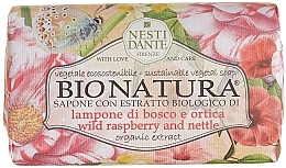 סבון "פטל וסרפד"  Nesti Dante Bio Natura Bush Raspberry & Nettle Soap