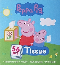 Бумажные салфетки для детей, 56 шт. Peppa Pig Tissue