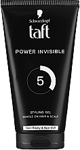 Гель для стайлинга "Power. Невидимая фиксация", мегафиксация Taft Invisible Power Gel