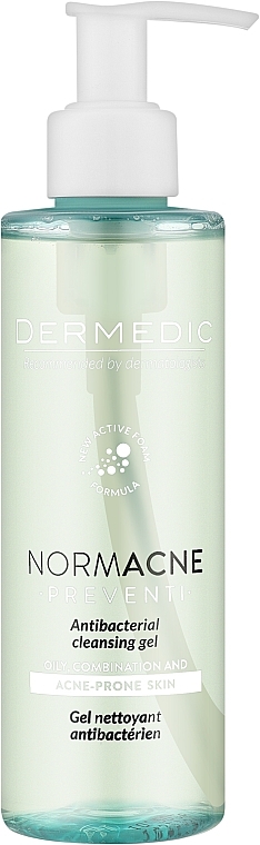 ג'ל לפנים - Dermedic Normacne Antibacterial Cleansing Facial Gel