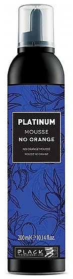 Тонирующий мусс для светлых волос - Black Professional Platinum Mousse No Orange