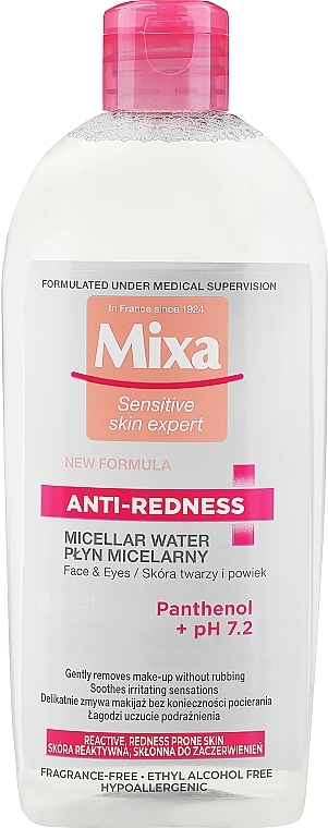 מים מיסלריים לעור רגיש - Mixa Sensitive Skin Expert Micellar Water