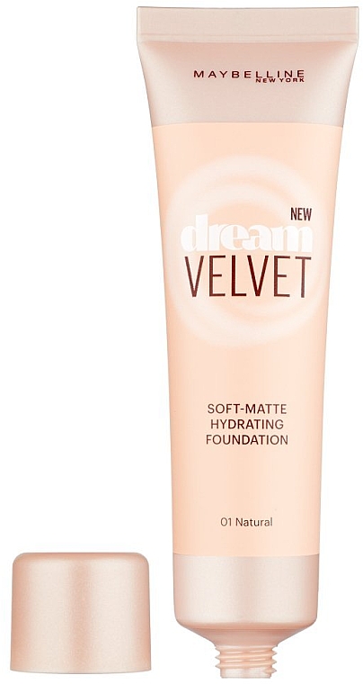 מייק אפ לחות מאט  - Maybelline Dream Velvet Foundation