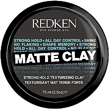 חימר מרקם לשיער Redken Rough Clay Matte Texturizer 20