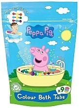 Шипучие цветные таблетки для ванн Peppa Pig Colour Bath Tabs