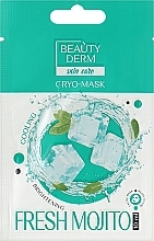 מסיכת קריו לפנים Beauty Derm Fresh Mojito