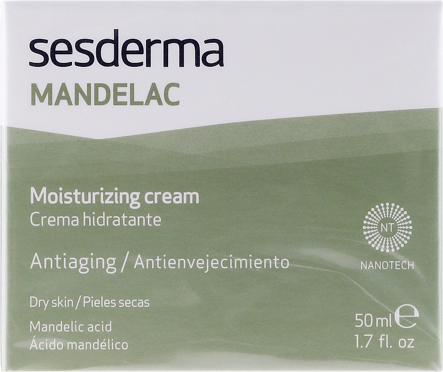 קרם לחות עם חומצת שקדים  - SesDerma Laboratories Mandelac Moisturizing Cream