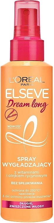 ספריי מחליק לשיער - L'Oreal Paris Elseve Dream Long Spray