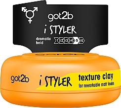 חימר מרקם לשיער Got2b iStylers Texture Clay