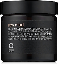 חימר עיצוב לשיער אחיזה אקסטרה חזקה Oway Man Raw Mud