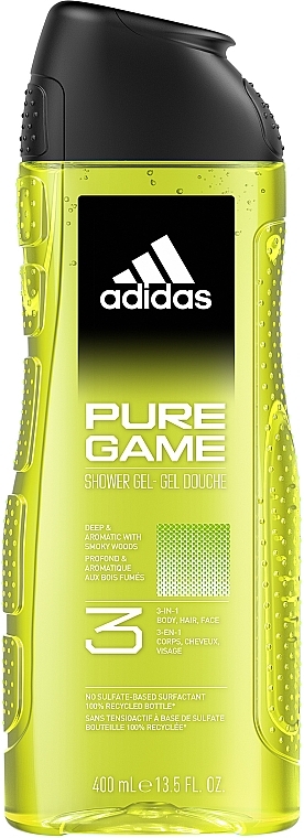 ג'ל רחצה - Adidas Pure Game Hair & Body Shower Gel