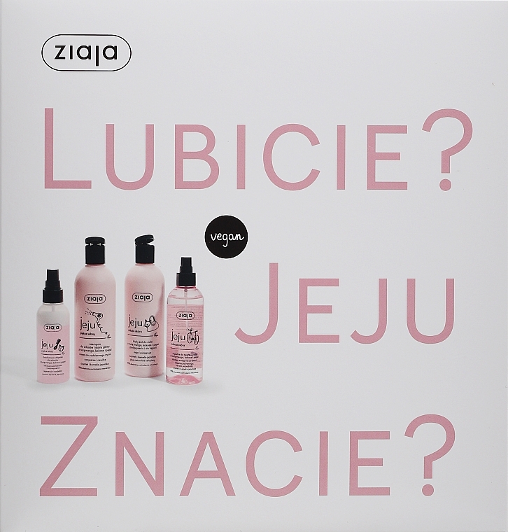 ערכה - Ziaja I Love Ziaja (h/cond/125ml + h/shampoo/300ml + b/spray/200ml + shower/gel/300ml)