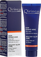 ג'ל פנים מרענן עם אפקט מייק אפ Qiriness Men Healthy Glow Care Instant Natural Tan Effect